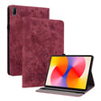 For Huawei MatePad SE 11 2024 Butterfly Rose Embossed Leather Tablet Case(Red) - free shipping - PMC Jewellery - Order now!