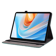 For itel VistaTab 30 Butterfly Rose Embossed Leather Tablet Case(Green)