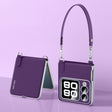 For Huawei nova Flip SULADA Skin Feel Liquid Leather Phone Case with Strap(Purple) - free shipping - PMC TechLife - Order now!