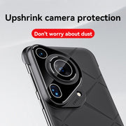 For Huawei Pura 70 Pro Borderless Upshrink Camera Protection Phone Case(Brown)