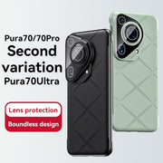 For Huawei Pura 70 Pro Borderless Upshrink Camera Protection Phone Case(Silver)
