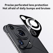 For Huawei Pura 70 Pro Borderless Upshrink Camera Protection Phone Case(Green)