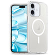 For iPhone 16 Plus Glitter Powder TPU Hybrid PC MagSafe Phone Case(Transparent) - free shipping - PMC TechLife - Order now!