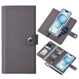 For iPhone 15 Plus ViLi GHA-C Series RFID MagSafe Magnetic Flip Leather Phone Case(Grey) - free shipping - PMC TechLife - Order now!
