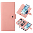 For iPhone 15 Plus ViLi GHA-C Series RFID MagSafe Magnetic Flip Leather Phone Case(Pink) - iPhone 15 Plus Cases by ViLi | Online Shopping South Africa | PMC TechLife | Buy Now Pay Later Mobicred