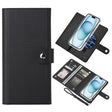 For iPhone 15 Plus ViLi GHA-C Series RFID MagSafe Magnetic Flip Leather Phone Case(Black) - iPhone 15 Plus Cases by ViLi | Online Shopping South Africa | PMC TechLife | Buy Now Pay Later Mobicred