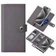 For iPhone 15 Pro Max ViLi GHA-C Series RFID MagSafe Magnetic Flip Leather Phone Case(Grey) - iPhone 15 Pro Max Cases by ViLi | Online Shopping South Africa | PMC TechLife | Buy Now Pay Later Mobicred