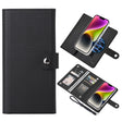 For iPhone 14 Plus ViLi GHA-C Series RFID MagSafe Magnetic Flip Leather Phone Case(Black) - iPhone 14 Plus Cases by ViLi | Online Shopping South Africa | PMC TechLife | Buy Now Pay Later Mobicred
