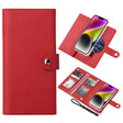 For iPhone 14 Plus ViLi GHA-C Series RFID MagSafe Magnetic Flip Leather Phone Case(Red) - iPhone 14 Plus Cases by ViLi | Online Shopping South Africa | PMC TechLife | Buy Now Pay Later Mobicred