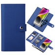 For iPhone 14 Plus ViLi GHA-C Series RFID MagSafe Magnetic Flip Leather Phone Case(Blue) - iPhone 14 Plus Cases by ViLi | Online Shopping South Africa | PMC TechLife | Buy Now Pay Later Mobicred