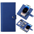 For iPhone 14 Pro Max ViLi GHA-C Series RFID MagSafe Magnetic Flip Leather Phone Case(Blue) - free shipping - PMC TechLife - Order now!