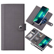 For iPhone 13 Pro Max ViLi GHA-C Series RFID MagSafe Magnetic Flip Leather Phone Case(Grey) - free shipping - PMC TechLife - Order now!
