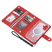 For iPhone 13 Pro ViLi GHA-C Series RFID MagSafe Magnetic Flip Leather Phone Case(Red)