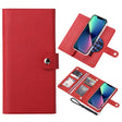 For iPhone 13 ViLi GHA-C Series RFID MagSafe Magnetic Flip Leather Phone Case(Red) - free shipping - PMC TechLife - Order now!