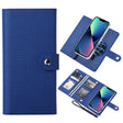 For iPhone 13 ViLi GHA-C Series RFID MagSafe Magnetic Flip Leather Phone Case(Blue) - iPhone 13 Cases by ViLi | Online Shopping South Africa | PMC TechLife | Buy Now Pay Later Mobicred