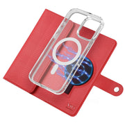 For iPhone 16 Plus ViLi GHB-C Series RFID MagSafe Magnetic Flip Leather Phone Case(Red)