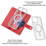 For iPhone 16 Plus ViLi GHB-C Series RFID MagSafe Magnetic Flip Leather Phone Case(Red)