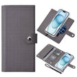 For iPhone 15 Plus ViLi GHB-C Series RFID MagSafe Magnetic Flip Leather Phone Case(Grey) - iPhone 15 Plus Cases by ViLi | Online Shopping South Africa | PMC TechLife | Buy Now Pay Later Mobicred