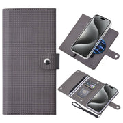 For iPhone 15 Pro ViLi GHB-C Series RFID MagSafe Magnetic Flip Leather Phone Case(Grey)