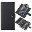 For iPhone 15 Pro ViLi GHB-C Series RFID MagSafe Magnetic Flip Leather Phone Case(Black) - iPhone 15 Pro Cases by ViLi | Online Shopping South Africa | PMC TechLife | Buy Now Pay Later Mobicred