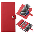 For iPhone 15 Pro Max ViLi GHB-C Series RFID MagSafe Magnetic Flip Leather Phone Case(Red) - iPhone 15 Pro Max Cases by ViLi | Online Shopping South Africa | PMC TechLife | Buy Now Pay Later Mobicred
