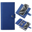 For iPhone 15 Pro Max ViLi GHB-C Series RFID MagSafe Magnetic Flip Leather Phone Case(Blue) - iPhone 15 Pro Max Cases by ViLi | Online Shopping South Africa | PMC TechLife | Buy Now Pay Later Mobicred