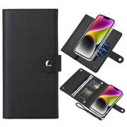 For iPhone 14 Plus ViLi GHB-C Series RFID MagSafe Magnetic Flip Leather Phone Case(Black)