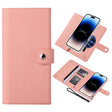 For iPhone 14 Pro ViLi GHB-C Series RFID MagSafe Magnetic Flip Leather Phone Case(Pink) - iPhone 14 Pro Cases by ViLi | Online Shopping South Africa | PMC TechLife | Buy Now Pay Later Mobicred