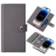 For iPhone 14 Pro Max ViLi GHB-C Series RFID MagSafe Magnetic Flip Leather Phone Case(Grey) - iPhone 14 Pro Max Cases by ViLi | Online Shopping South Africa | PMC TechLife | Buy Now Pay Later Mobicred