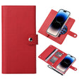 For iPhone 14 Pro Max ViLi GHB-C Series RFID MagSafe Magnetic Flip Leather Phone Case(Red) - iPhone 14 Pro Max Cases by ViLi | Online Shopping South Africa | PMC TechLife | Buy Now Pay Later Mobicred