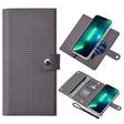 For iPhone 13 Pro Max ViLi GHB-C Series RFID MagSafe Magnetic Flip Leather Phone Case(Grey) - iPhone 13 Pro Max Cases by ViLi | Online Shopping South Africa | PMC TechLife | Buy Now Pay Later Mobicred