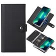 For iPhone 13 Pro Max ViLi GHB-C Series RFID MagSafe Magnetic Flip Leather Phone Case(Black) - free shipping - PMC TechLife - Order now!