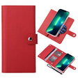 For iPhone 13 Pro Max ViLi GHB-C Series RFID MagSafe Magnetic Flip Leather Phone Case(Red) - iPhone 13 Pro Max Cases by ViLi | Online Shopping South Africa | PMC TechLife | Buy Now Pay Later Mobicred