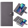 For iPhone 13 ViLi GHB-C Series RFID MagSafe Magnetic Flip Leather Phone Case(Grey) - iPhone 13 Cases by ViLi | Online Shopping South Africa | PMC TechLife | Buy Now Pay Later Mobicred