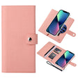 For iPhone 13 ViLi GHB-C Series RFID MagSafe Magnetic Flip Leather Phone Case(Pink) - free shipping - PMC TechLife - Order now!
