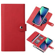 For iPhone 13 ViLi GHB-C Series RFID MagSafe Magnetic Flip Leather Phone Case(Red) - iPhone 13 Cases by ViLi | Online Shopping South Africa | PMC TechLife | Buy Now Pay Later Mobicred