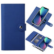 For iPhone 13 ViLi GHB-C Series RFID MagSafe Magnetic Flip Leather Phone Case(Blue) - iPhone 13 Cases by ViLi | Online Shopping South Africa | PMC TechLife | Buy Now Pay Later Mobicred