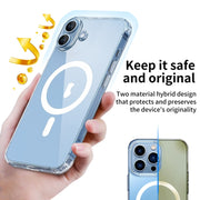 For iPhone 16 Pro ViLi MAG-C Series MagSafe Magnetic PC + TPU Phone Case(Transparent)