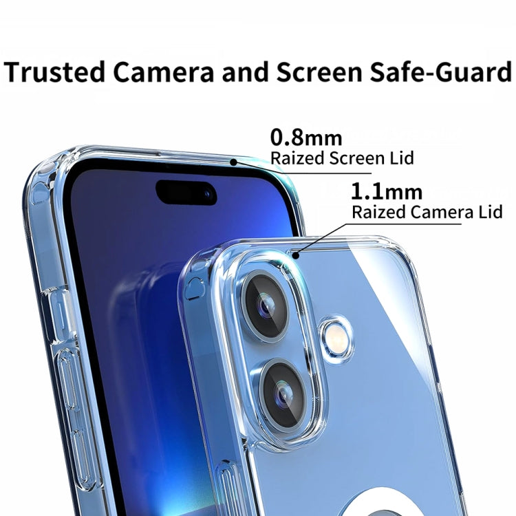 For iPhone 15 Pro Max ViLi MAG-C Series MagSafe Magnetic PC + TPU Phone Case(Transparent)