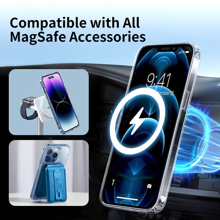 For iPhone 16 Pro ViLi MAG-C Series MagSafe Magnetic PC + TPU Phone Case(Transparent)