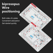 For iPhone 15 Pro MaAnt Double-sided Screw Positioning Flexible Soft Magnetic Pad