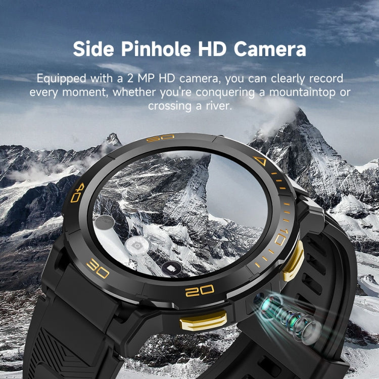 LEMFO Z1 1.43 inch AMOLED Screen Smart Watch, 4G Network Android 8.1 2GB+16GB, Eurasian Version(Black)
