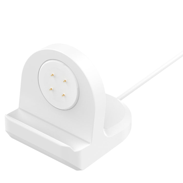 For Fitbit Ace LTE Smart Watch Silicone Charging Bracket(White)