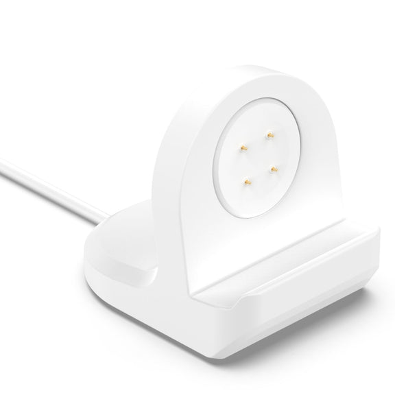 For Fitbit Ace LTE Smart Watch Silicone Charging Bracket(White)