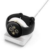For Fitbit Ace LTE Smart Watch Silicone Charging Bracket(White)