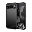 For Google Pixel 9 Pro XL Brushed Texture Carbon Fiber TPU Phone Case(Black) - Google Cases by PMC TechLife | Online Shopping South Africa | PMC TechLife | Buy Now Pay Later Mobicred
