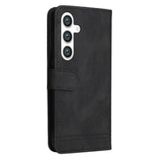 For Samsung Galaxy S25+ 5G Skin Feel Life Tree Metal Button Leather Phone Case(Black)
