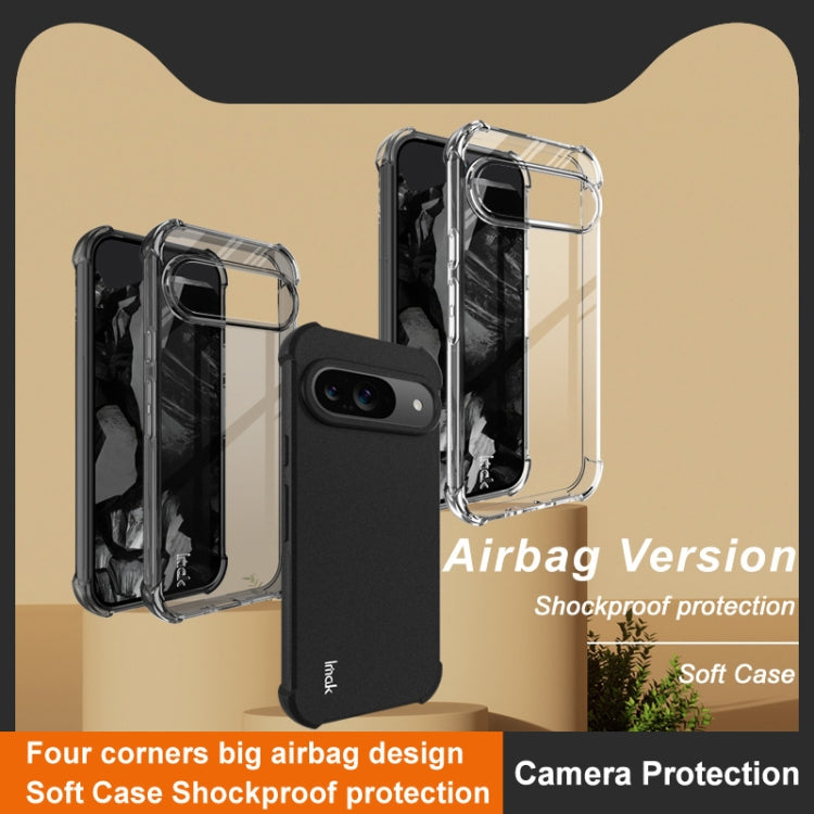 For Google Pixel 9 / Pixel 9 Pro imak Shockproof Airbag TPU Phone Case(Transparent)