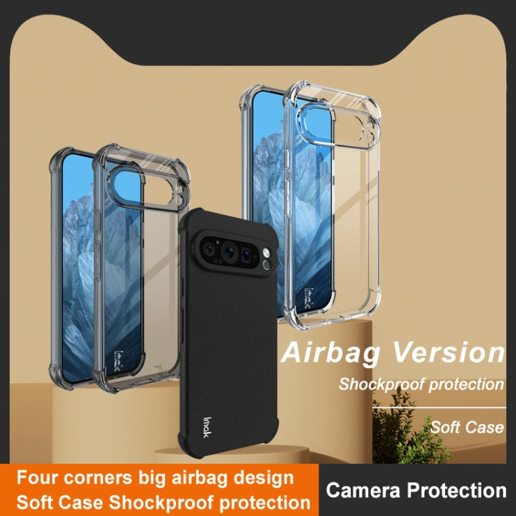 For Google Pixel 9 Pro XL imak Shockproof Airbag TPU Phone Case(Transparent)