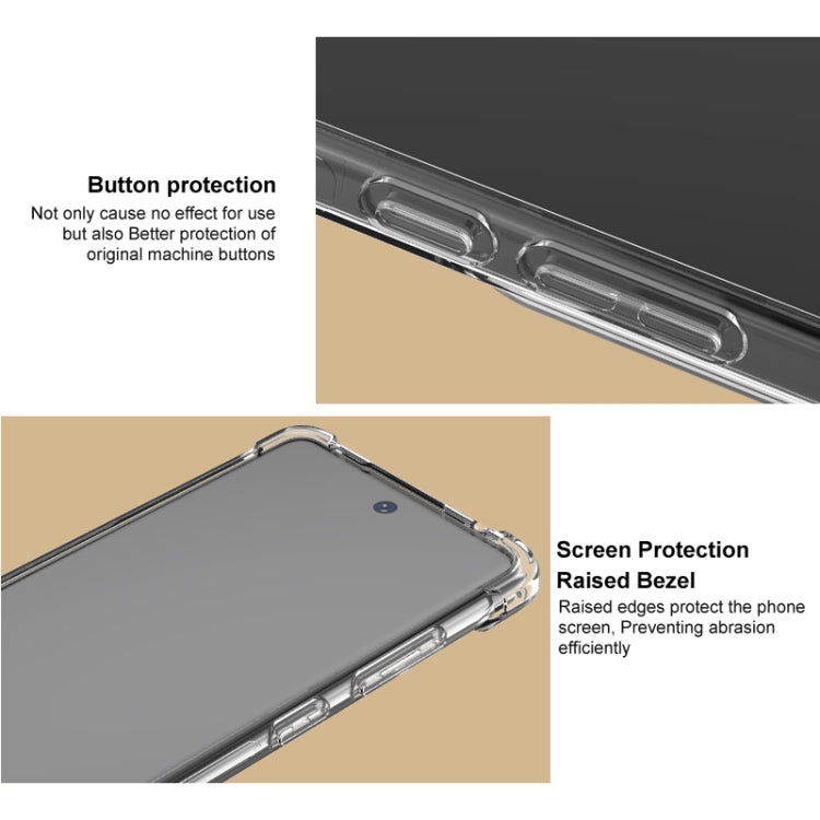 For Google Pixel 9 / Pixel 9 Pro imak Shockproof Airbag TPU Phone Case(Matte Black)